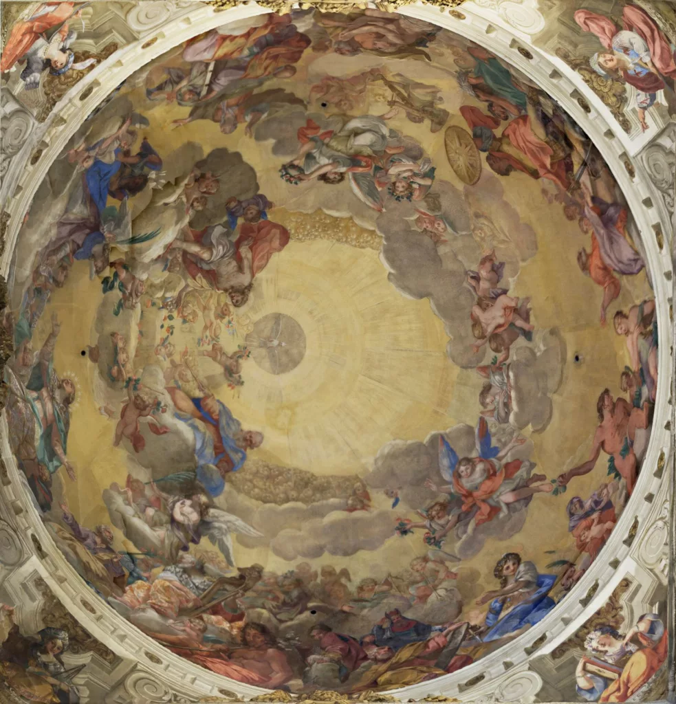 Stefano Cassiani, Giovan Battista e Gerolamo Grandi, cupola presbiteriale della chiesa, fine XVII sec.