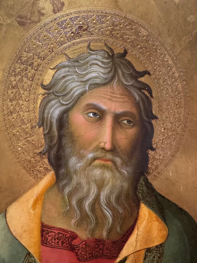 Lippo Memmi, Sant’Andrea in faldistorio, 1325-1329